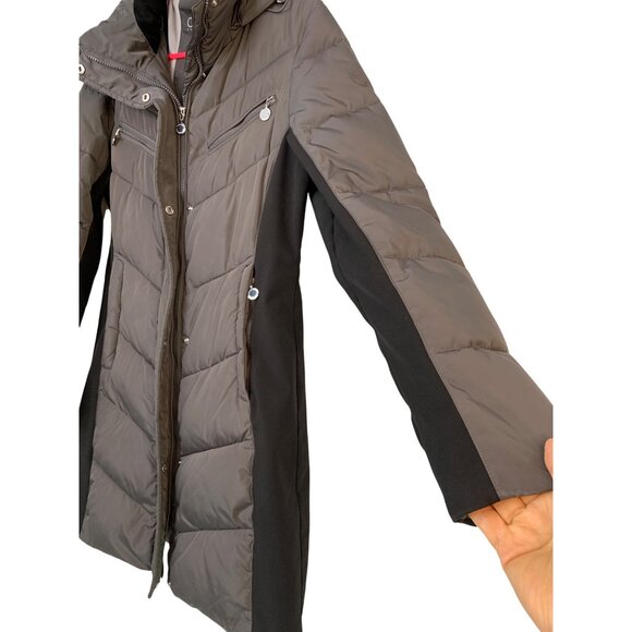 Calvin Klein Performance Womens Quilted Puffer Coat Hood Small RB10714 EUC - Picture 13 of 14
